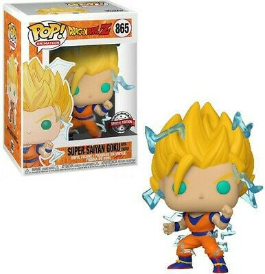 Funko POP! Animation: Super Saiyan Goku with Energy #865 PX Previews Exlusive Vinyl Figure