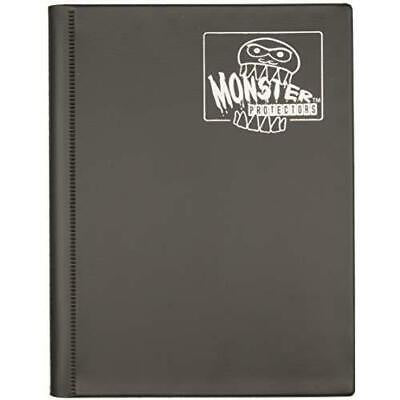 Monster Protectors: 4 Pocket Binder Portfolio - Matte Black