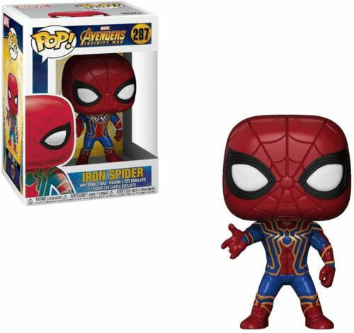 Funko POP! B: Marvel Avengers Infinity War - Iron Spider #287 Vinyl Bobble-Head Figure (New Open Box Pre-Owned)