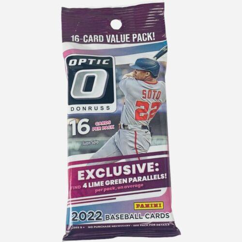 2022 Panini Donruss Optic MLB Baseball Cello Multipack Trading Cards