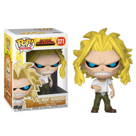 Funko POP! Animation: My Hero Academia - All Might (Weakened) #371 Vinyl Figure (New Open Box Pre-Owned, Box Wear)