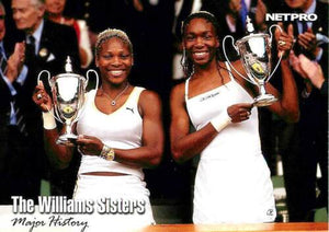 Serena Williams/Venus Williams #51 2003 NetPro Tennis The Williams Sisters Serena Williams/Venus Williams #51 2003 NetPro Tennis The Williams Sisters RC (Rookie Card)
