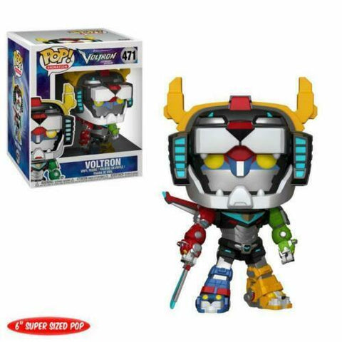 Funko POP! Animation: Dreamworks Voltron Legendary Defender - Voltron 6" #471 Vinyl Figure (New Open Box Pre-Owned)