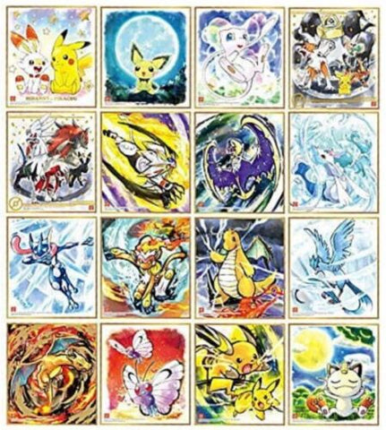 Pokemon & Digimon SHIKISHI ART 4 - Limited in Japan (1 Random Style, May Not Be Pictured)