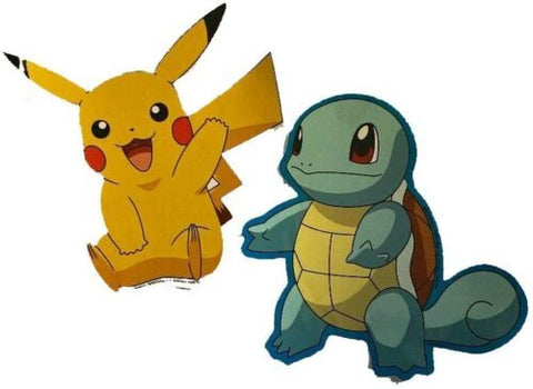 Funko Pokemon Pikachu and Squirtle 2 Pack 3" Inch Sticker Set