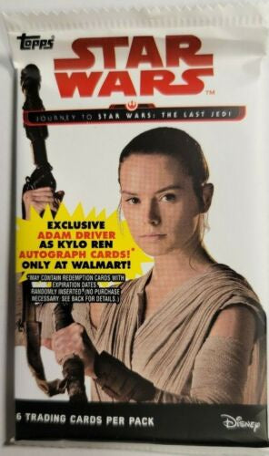 2017 Topps Star Wars Journey to the Last Jedi 2016 Topps Star Wars Rogue One Mission Briefing Trading Card Pack