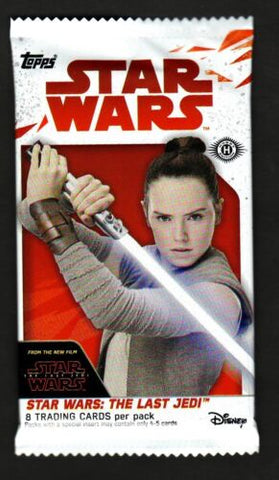 2017 Topps Star Wars The Last Jedi Trading Card Pack