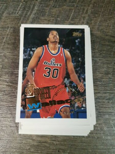 1995-96 Topps NBA Basketball Card #193 Rasheed Wallace Rookie RC