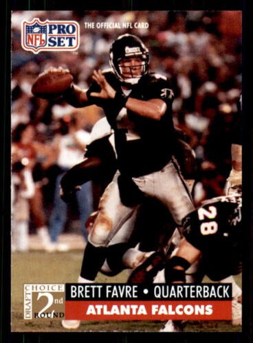 1991 Pro Set #762 Brett Favre Rookie Card (1x Randomly Selected RC)