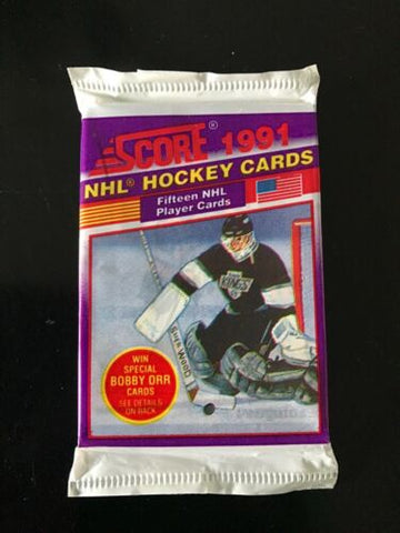 1991-92 Score American Edition Series 1 Hockey Hobby Pack