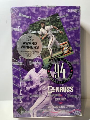 1994 Donruss Series 1 MLB Baseball Hobby Box - Award Winners