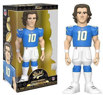 Funko Gold: NFL - Justin Herbert (Los Angeles Chargers Blue Jersey) 12" Premium Vinyl Figure