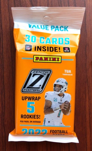 2022 Panini Zenith Football Jumbo Value Pack