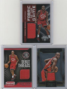 Pascal Siakam - In Toronto Raptors Jersey - Game-Used Worn Swatch Relic Jersey Memorabilia Card - Sports Card Single (Randomly Selected, May Not Be Pictured)