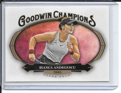 2020 Upper Deck Goodwin Champions Base #77 Bianca Andreescu RC (Rookie Card)