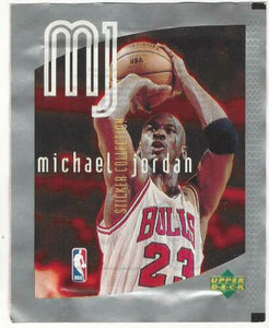 1998 Upper Deck MJ Michael Jordan Sticker Collection NBA Basketball Pack (6 Stickers Per Pack)