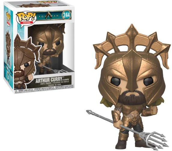 Funko POP! Heroes: Aquaman - Arthur Curry as Gladiator #244 Vinyl Figure (Pre-owned)