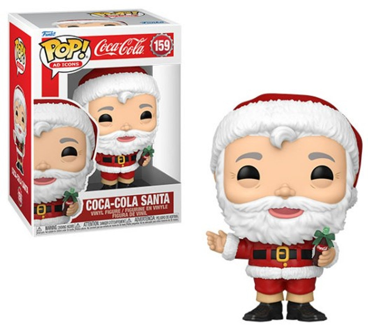 Funko POP! Ad Icons: Coca Cola - Coca-Cola Santa #159 Vinyl Figure