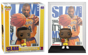 Funko POP! NBA Cover: SLAM - Shaquille O'Neal (Los Angeles Lakers Gold Jersey) (Box Wear)