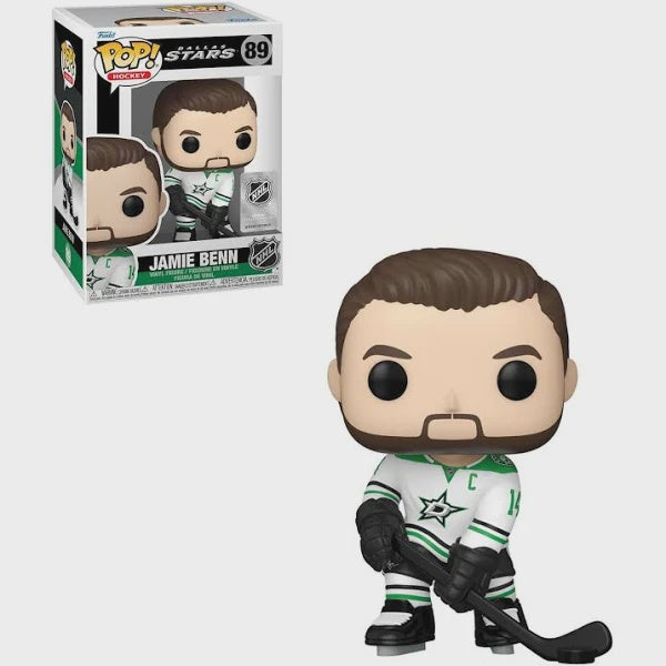 Funko POP! Hockey: Jamie Benn #89 (Dallas Star White Jersey) Vinyl Figure