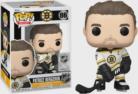 Funko POP! Hockey: Boston Bruins Away Jersey - Patrice Bergeron #86 Vinyl Figure