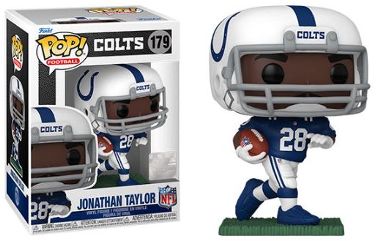 Funko POP! Football: Indianapolis Colts Blue Jersey - Jonathan Taylor #179 Vinyl Figure