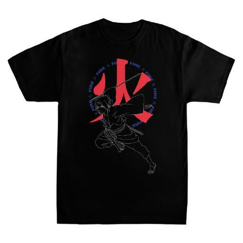 Naruto Earth Day Fire Sasuke Uchiha T-Shirt