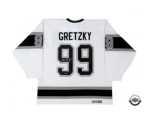 UDA Upper Deck Authenticated Autographed Wayne Gretzky Signed Road Los Angeles Kings NHL Hockey CCM Jersey (Special Order) (Local Pick-Up Only)